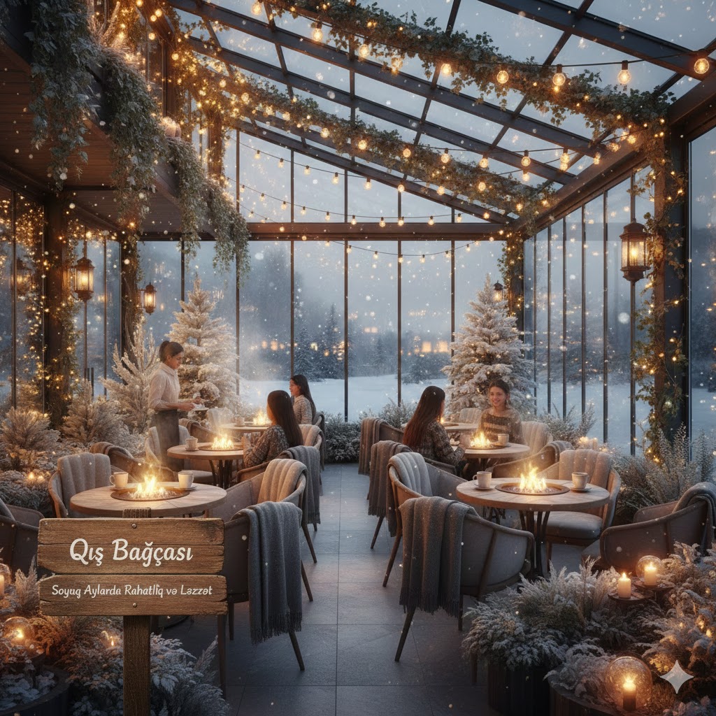 Restoranlar ucun "Qis Bagcasi" Helleri